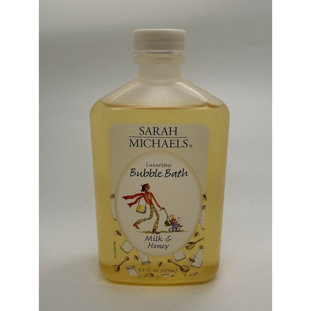 Vintage Sarah Michaels Luxurious Bubble Milk & Honey Authentic 8.5 FlOz e 251mL
